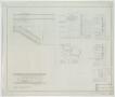 Technical Drawing: Drug Store, Odessa, Texas: First Floor Plan & Miscellaneous Sections