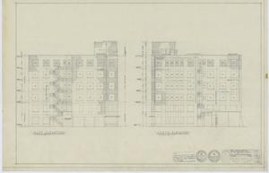 Primary view of object titled 'Permian Building Addition, Midland, Texas: East & South Elevation'.