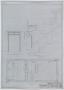 Technical Drawing: Haskell National Bank, Haskell, Texas: Roof Plan & Stair Diagram