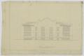 Technical Drawing: Stamford High School Alterations, Stamford, Texas: Rear Elevation