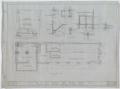 Technical Drawing: First National Bank, Munday, Texas: Foundation Plan