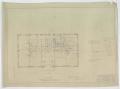 Technical Drawing: Superior Oil Company Office, Midland, Texas: Floor Plan
