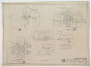Primary view of object titled 'Band Halls for North & South Jr. High Schools, Abilene, Texas: Plumbing, Electrical, & Heating Plans'.