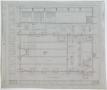 Technical Drawing: Baker-Campbell Company Store, Munday, Texas: Basement & Foundation Pl…