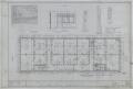 Technical Drawing: Robert Mancill Building, Cisco, Texas: Second Floor Plan