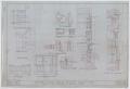 Technical Drawing: Garage Building, Abilene, Texas: Window, Stair, and Wall Details