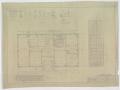 Technical Drawing: Superior Oil Company Office, Midland, Texas: Floor Plan