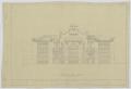 Technical Drawing: Stamford High School Alterations, Stamford, Texas: Front Elevation