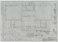 Technical Drawing: Plans For A Home Economics Cottage, Stamford, Texas: Footing and Foun…