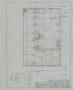 Technical Drawing: One Store Store Building, Coleman, Texas: Mechanical Floor Plan