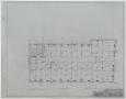 Technical Drawing: Bank And Office Building, Brownwood, Texas: Typical Floor Plan
