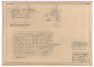 Primary view of object titled 'Abilene Air Force Base: Foundation Plan & Details'.