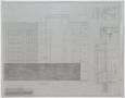 Thumbnail image of item number 2 in: 'Five Story Store And Office Building, Coleman, Texas: East Side Elevation'.