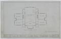 Primary view of Stamford High School Alterations, Stamford, Texas: Second Floor Plan