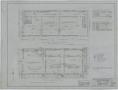 Thumbnail image of item number 1 in: 'First National Bank Building, Hamlin, Texas: First & Second Floor Plans'.