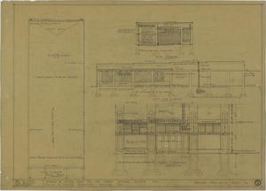Primary view of object titled 'Garage & Sales Building, Abilene, Texas: Roof Plan & Elevation Drawings'.