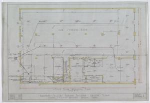 Primary view of object titled 'Garage Building, Abilene, Texas: First Floor Mechanical Plan'.