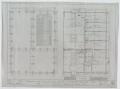 Technical Drawing: Garage And Store Building, Ranger, Texas: Floor Plan