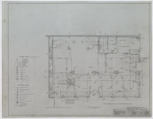 Primary view of object titled 'Five Story Store And Office Building, Coleman, Texas: First Floor Plan'.