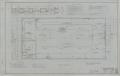Technical Drawing: Two Story Store Building, Abilene, Texas: First Floor Plan