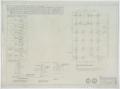 Technical Drawing: Bank Building, Midland, Texas: Foundation Plan