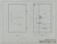 Technical Drawing: One Store Store Building, Coleman, Texas: Roof & Floor Plan