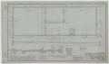 Technical Drawing: One-Story Building, Winters, Texas: Foundation Plan
