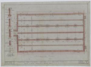 Primary view of object titled 'Simmons College Cafeteria, Abilene, Texas: Foundation Plan'.