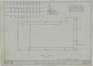 Primary view of object titled 'Colorado National Bank, Colorado, Texas: Attic Plan'.