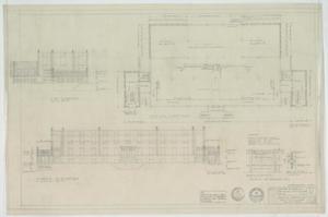 Primary view of object titled 'Abilene Christian College Dining Hall Addition, Abilene, Texas: Ground Floor & Elevations'.