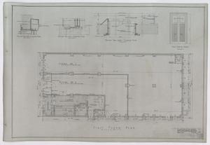 Primary view of object titled 'Thomas Office Building, Midland, Texas: First Floor Plan'.