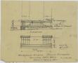 Technical Drawing: Snyder National Bank, Snyder, Texas: South Entrance Steps