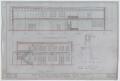 Technical Drawing: Garage Building, Abilene, Texas: Longitudinal & Cross Elevation