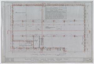 Primary view of object titled 'Radford-Sellers Garage Building, Abilene, Texas: Second Floor Plan'.