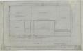 Technical Drawing: Office And Ice Plant Building, Hamlin, Texas: Present Floor Plan