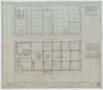 Technical Drawing: Snyder National Bank, Snyder, Texas: First & Second Floor Plans