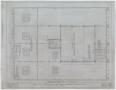 Technical Drawing: Store Building, Abilene, Texas: Mezzanine Floor Plan