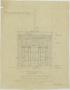 Technical Drawing: Bank Building, Big Spring, Texas: Front Elevation