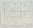 Technical Drawing: Drug Store, Odessa, Texas: Wall Sections