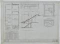 Technical Drawing: Colorado National Bank, Colorado, Texas: Framing Plan & Stair Details