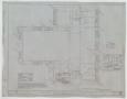 Technical Drawing: Stamford High School Addition, Stamford, Texas: Ground Floor Plan