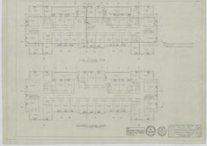 Primary view of object titled 'Abilene Christian College Zellner Hall, Abilene, Texas: Second & Third Floor Plans'.