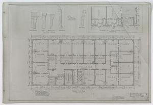 Primary view of object titled 'Thomas Office Building, Midland, Texas: Fourth Floor Plan'.