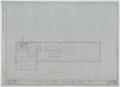 Technical Drawing: First National Bank, Munday, Texas: Foundation Plan