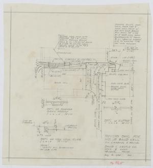Primary view of object titled 'Band Halls for North & South Jr. High Schools, Abilene, Texas: Detail of Gutter'.