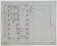 Technical Drawing: First National Bank, Pecos, Texas: Foundation & Roof Plans