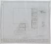 Technical Drawing: Light, Power And Ice Plant Building, Cisco, Texas: Foundation Plan