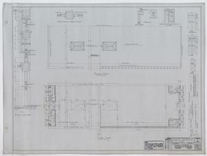 Primary view of object titled 'LA Pires Endowment Corporation Store, Abilene, Texas: Roof & Floor Plans'.
