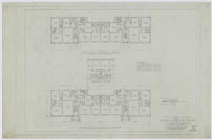 Primary view of object titled 'Veterans' Housing, Abilene, Texas: First & Second Floor Plans'.