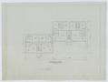 Thumbnail image of item number 2 in: 'Veterans' Housing, Abilene, Texas: First Floor Plan'.